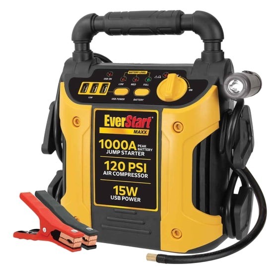 EverStart Car Jumper with 120psi Compressor and USB Charging Ports (Brand New In Box)