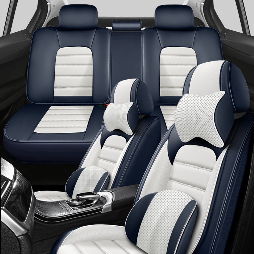For Toyota Tacoma Car 5 Seat Covers Full Set Leather Nappa Front Rear