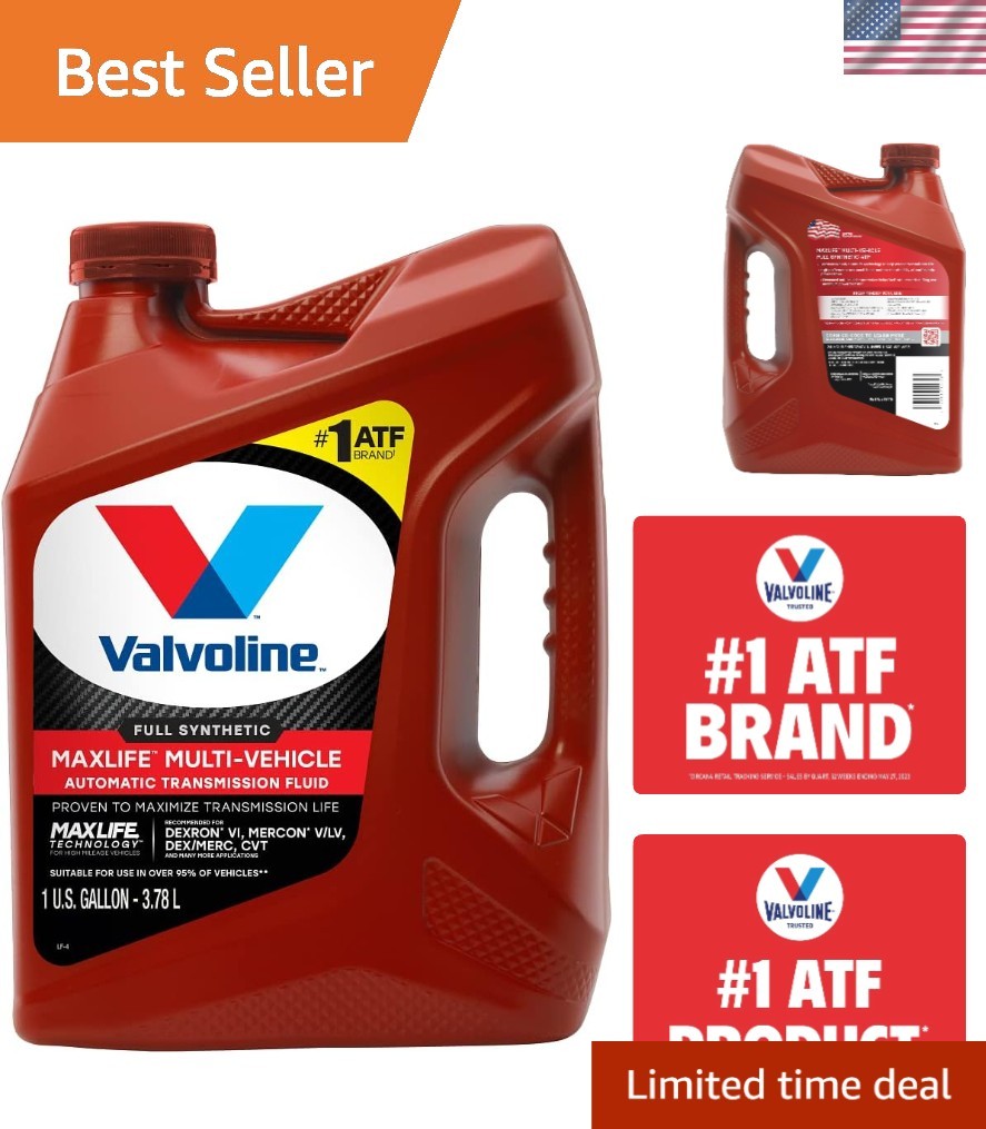 Valvoline MaxLife Full Synthetic Multi-Vehicle ATF, 1 Gallon