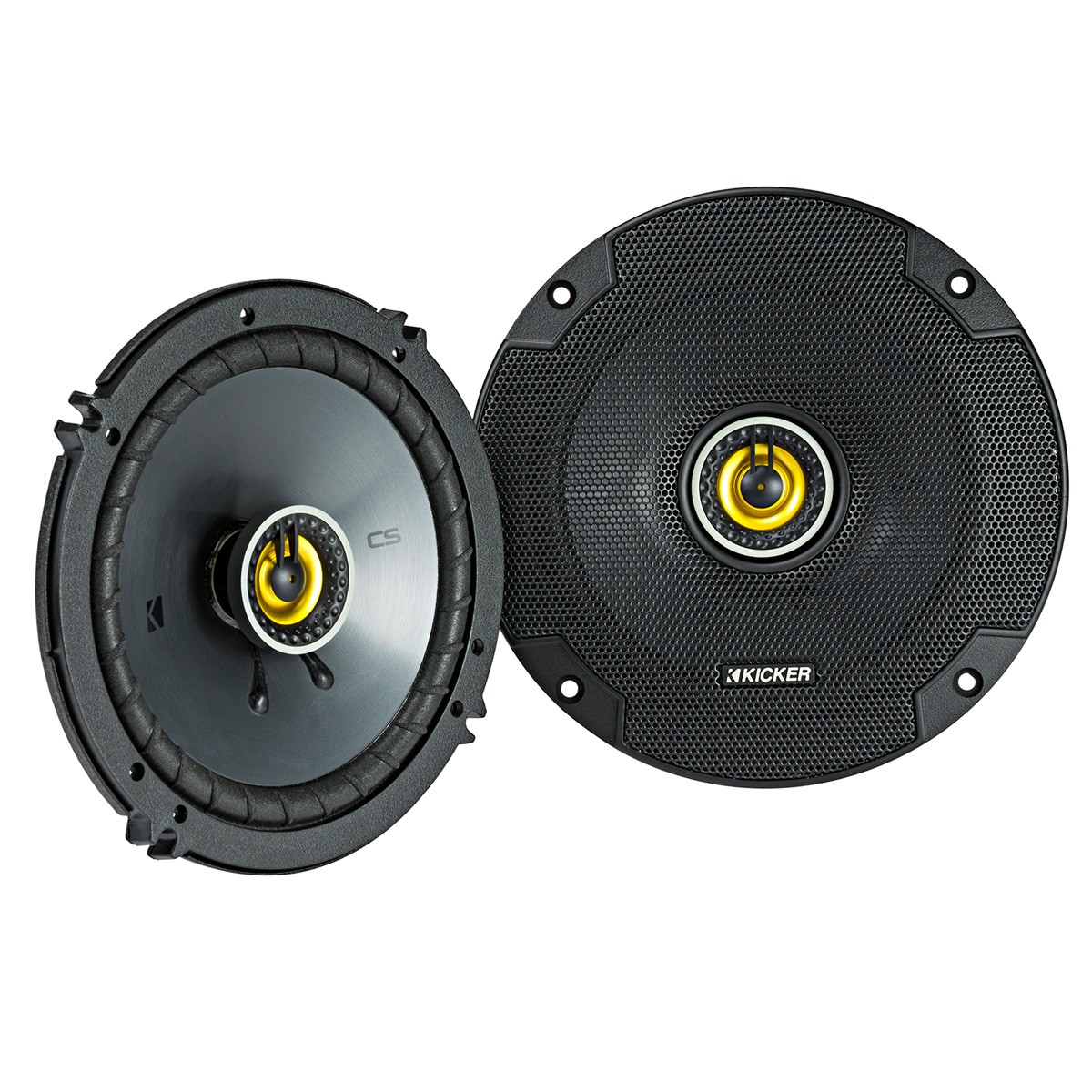 Kicker CSC654, CS Series 6.5" 2 Way Coaxial Car Speakers (46CSC654)