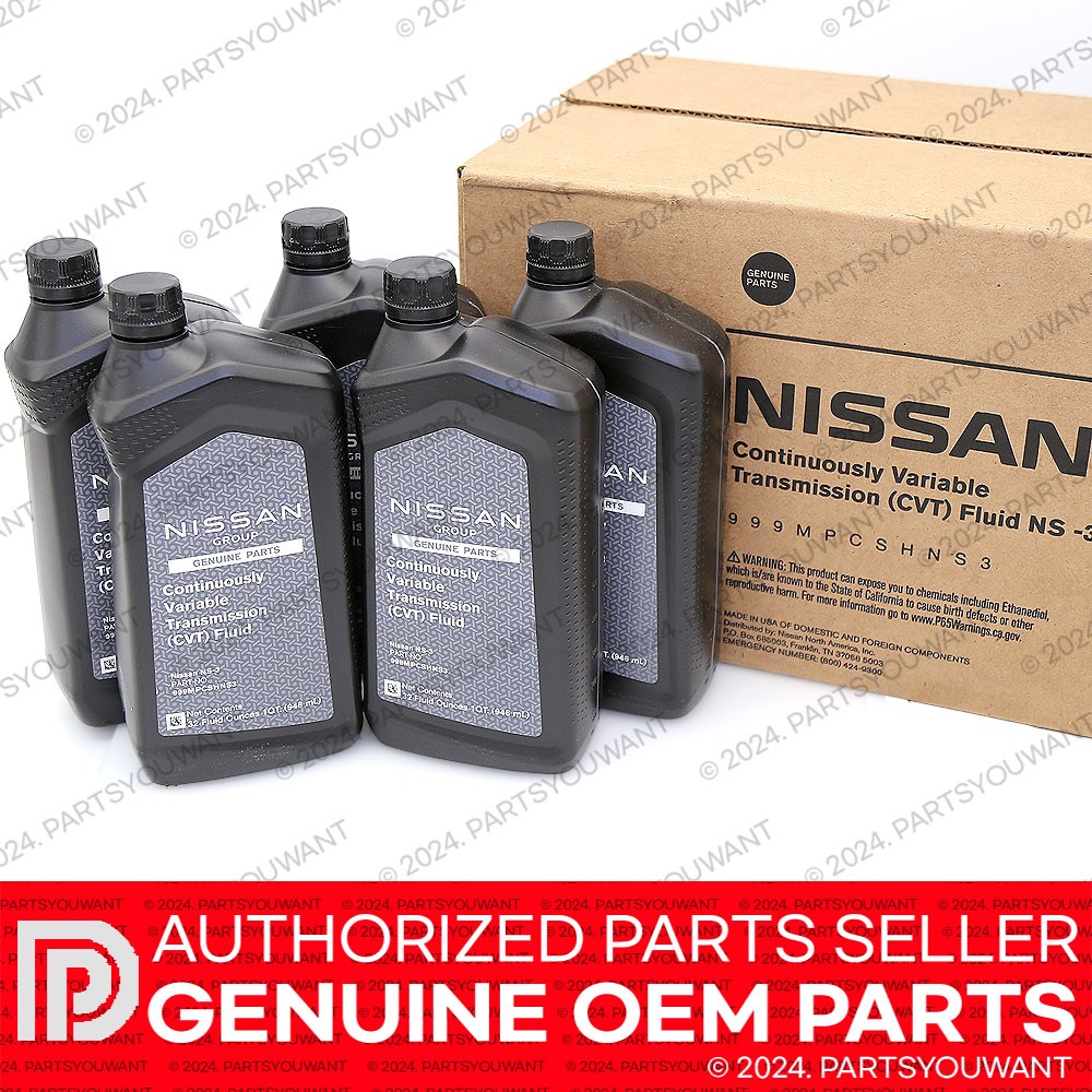 Genuine OEM Nissan NS-3 CVT Fluid 6-Quart (999MP-CSHNS3)