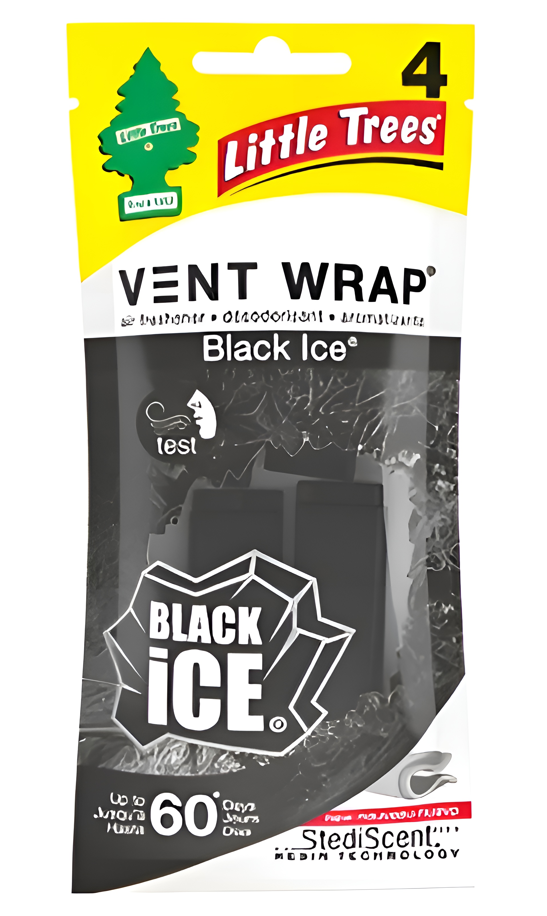 Little Trees Vent Wrap New Car Scent Multi Purpose Air Freshener - 24 Pack
