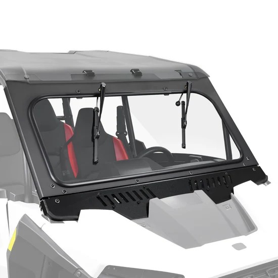 StarknightMT RZR Glass Windshield with Wipers & Vents, 2014–2018 Polaris RZR 900 / 1000