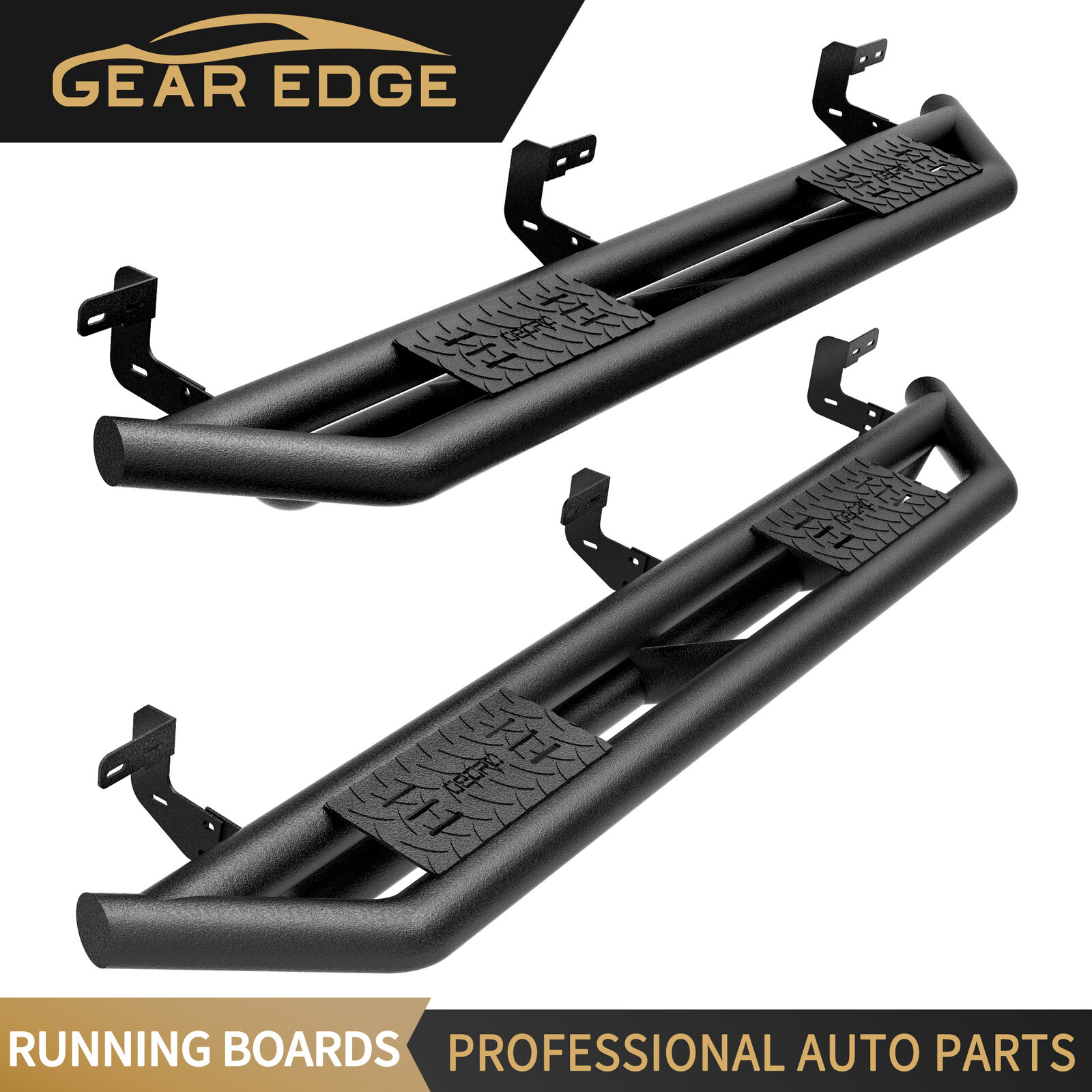 Running Boards Side Step for 2010-2026 Ram 2500 3500 Crew Cab w/Tri-Raised Step