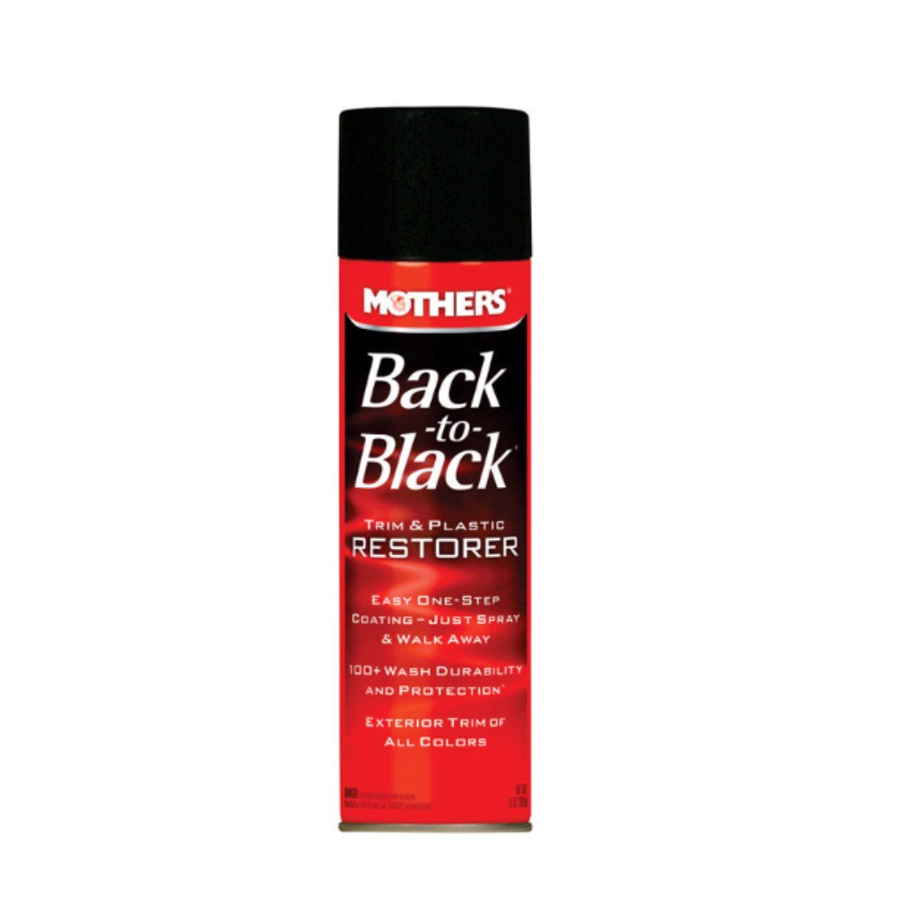 Mothers Back-to-Black Trim & Plastic Restorer, 10 oz — 2-Pack