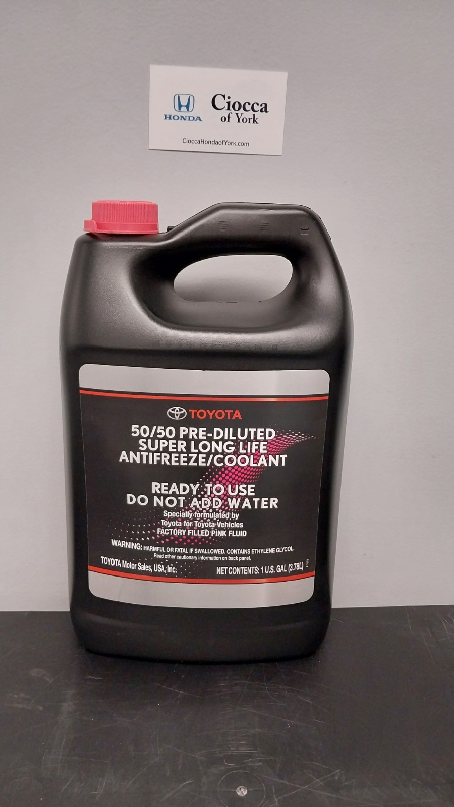 Toyota/Lexus Super Long Life Pink Antifreeze Coolant, 1 Gallon (00272-SLLC2)