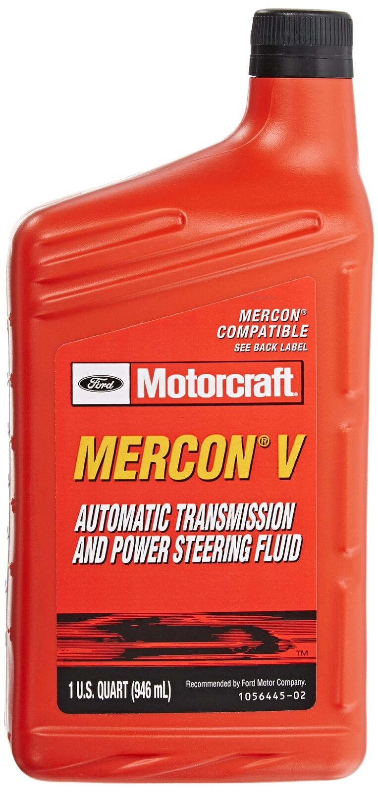 1 Quart Synthetic Blend MERCON V Auto Transmission ATF & Power Steering Fluid Motorcraft
