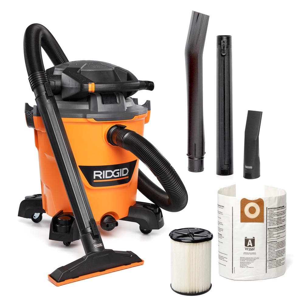 Shop-Vac 12 Gal 6.0 Peak HP Corded Bagless Wet/Dry Vac w/ 5 Accessories