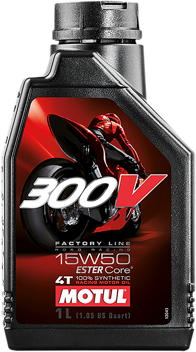 Motul 300V FL Road Racing 15W-50, 1 Liter (MPN 104125)