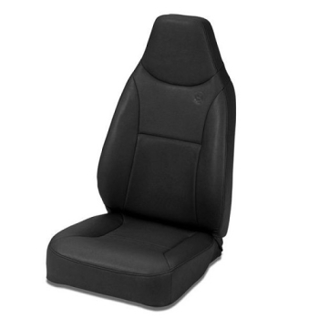 Bestop 39436-15 TrailMax II Front Seat for 1976–2006 Jeep CJ5 / CJ7 / CJ8 / Wrangler TJ / YJ, Black Vinyl