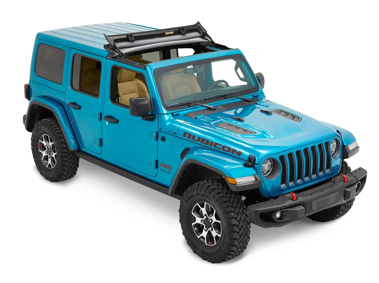 Bestop Sunrider for Hardtop, Black Diamond, 2018–2020 Jeep Wrangler JL/JT (52454-35)