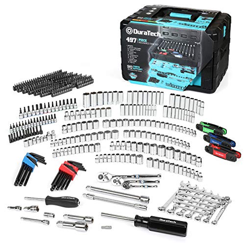 DURATECH 497-Piece Mechanics Tool Set 3-Drawer