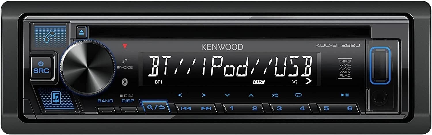 KENWOOD KMM-BT408 Bluetooth Car Stereo with USB Port AM/FM Radio MP3 Receiver