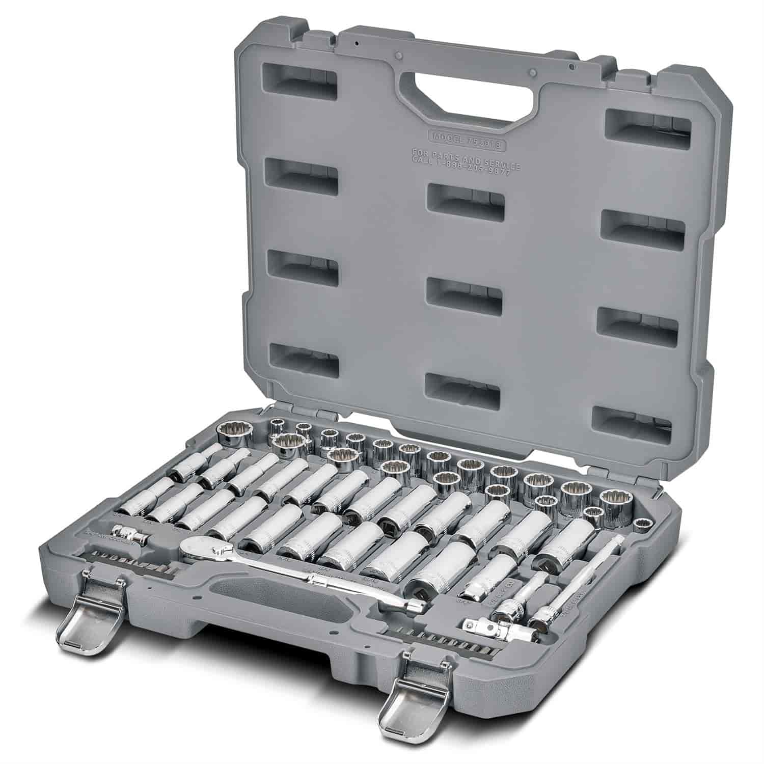 Ingersoll Rand 68-Pc. 3/8" Drive SAE/Metric Master Mechanics Tool Set (MPN 752018)