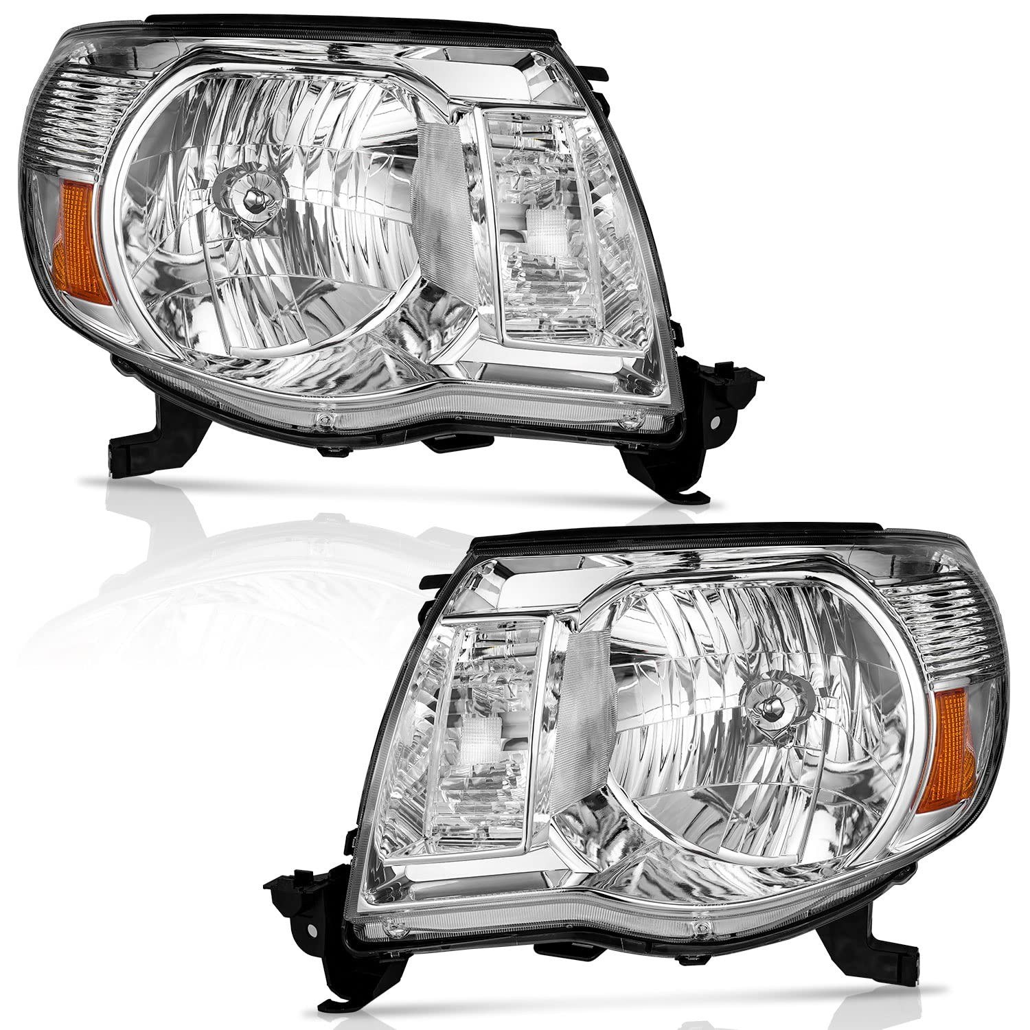 Tacoma chrome headlight pair