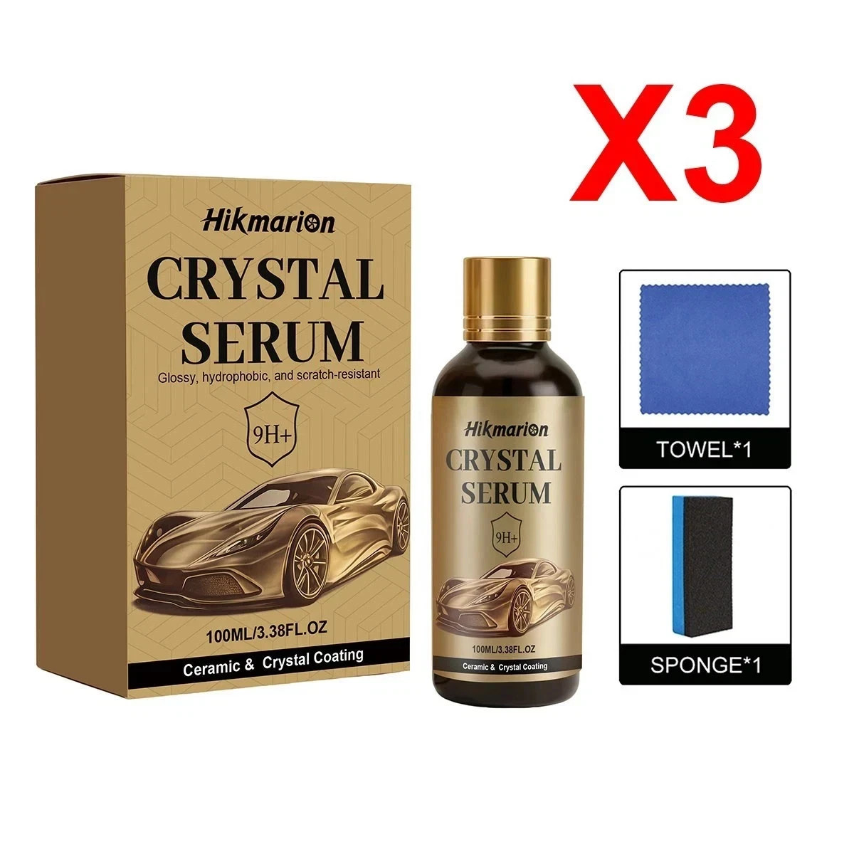100ML PTZ Crystal Serum — Advanced Graphene Ceramic Coating for Cars
