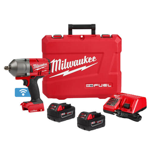 Milwaukee 2862-22R M18 FUEL ONE-KEY Hi-Torque Impact Wrench 1/2" Pin Detent Kit