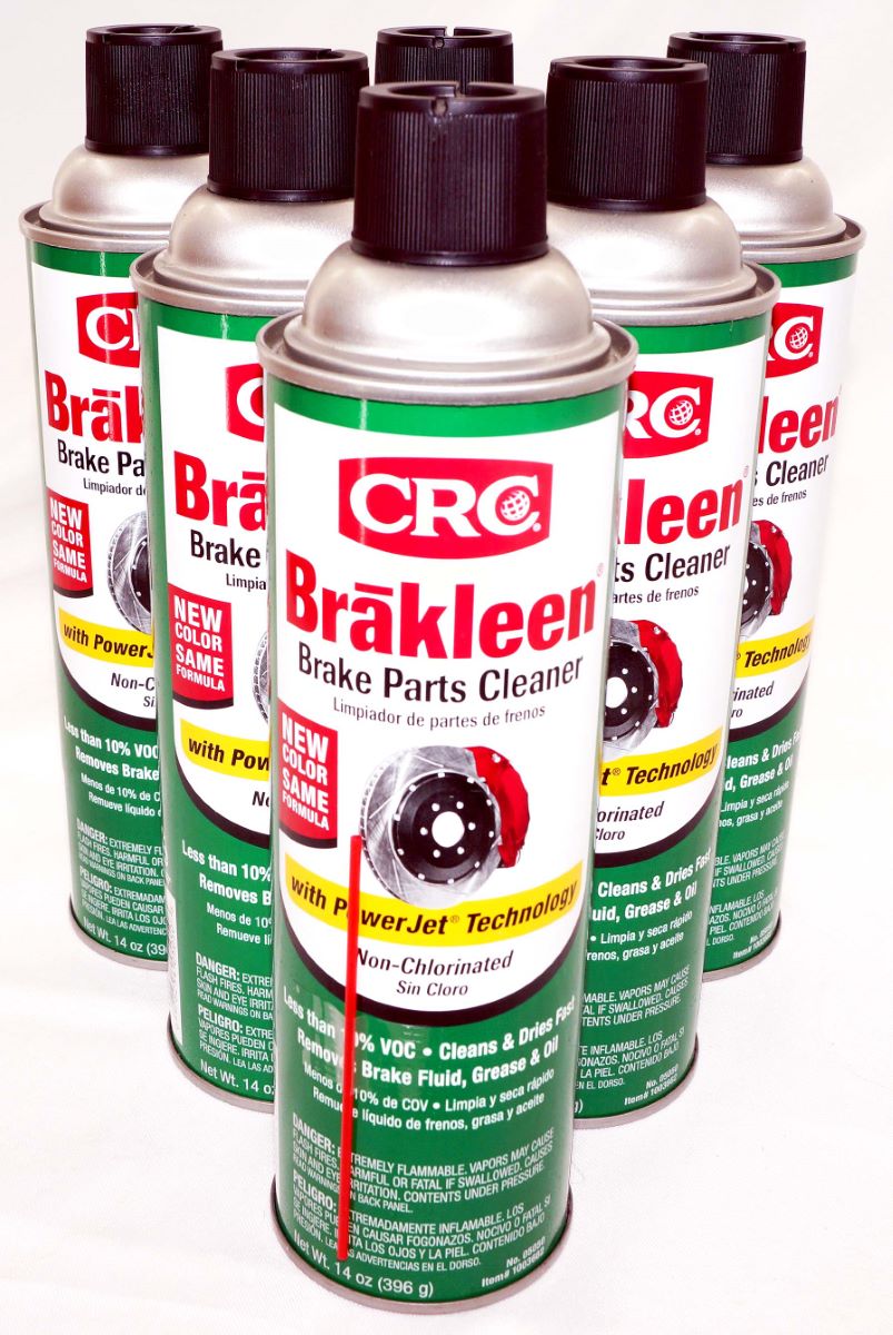 CRC Brakleen Brake Parts Cleaner 14 oz 05050, 6-pack