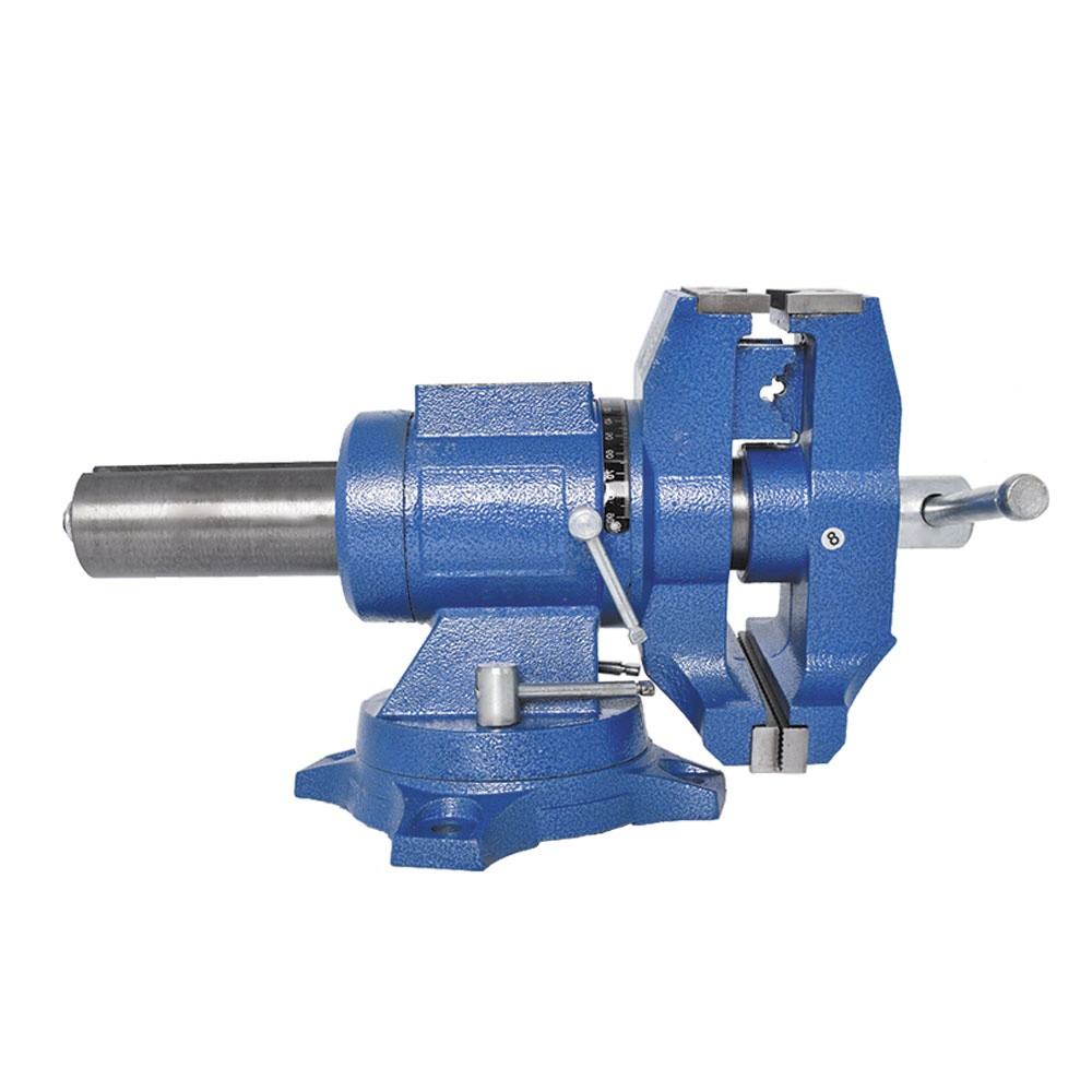 Heavy Duty 5" Bench Vise 360 Degree Swivel Base Rotating