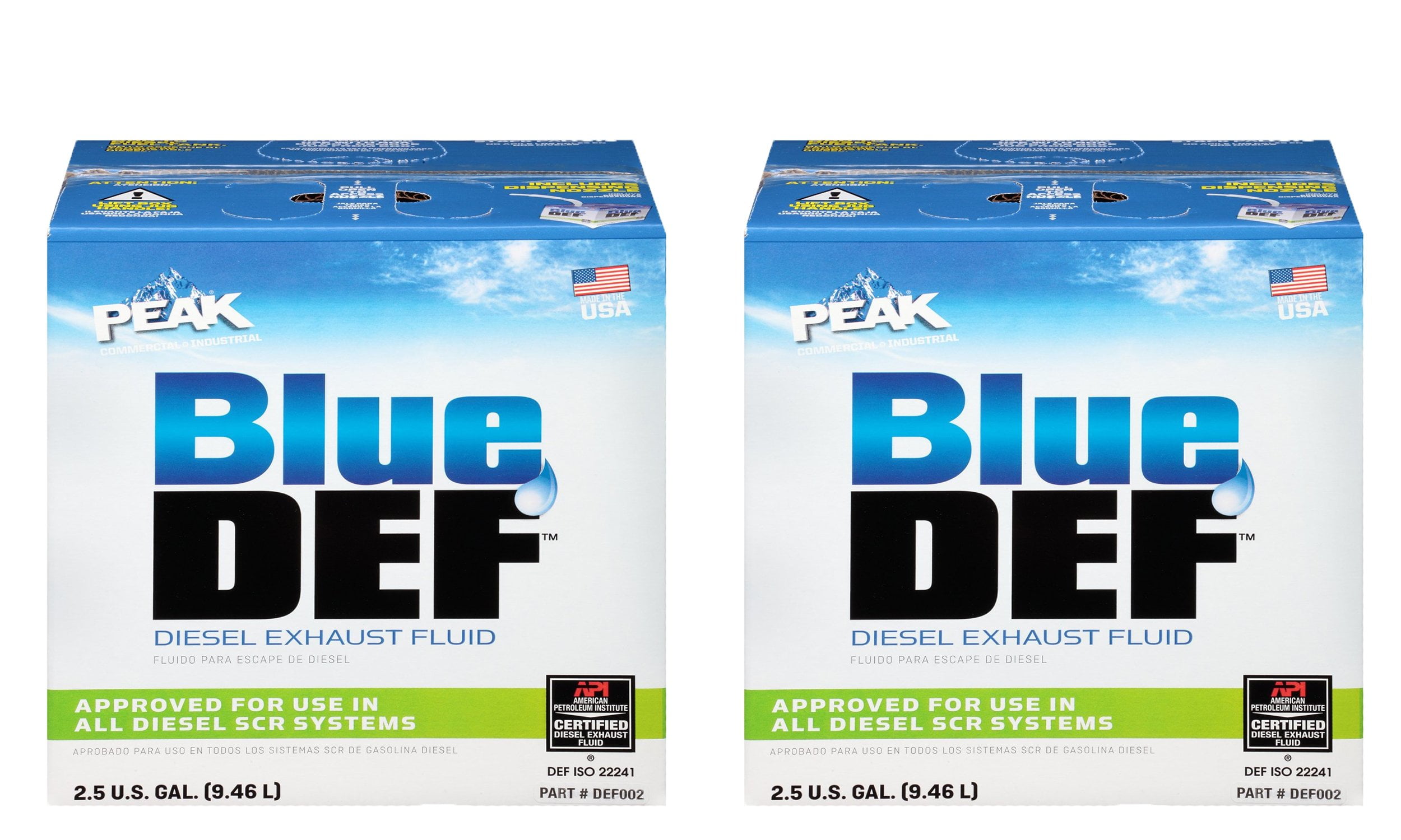 Diesel Exhaust Fluid (DEF) Peak DEF002 BlueDEF 2.5 Gal