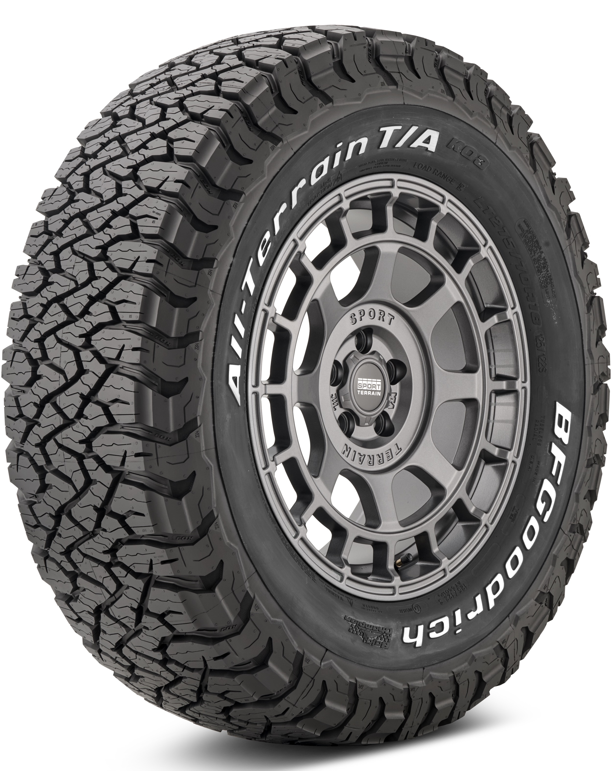 BFGoodrich All-Terrain T/A KO3 RWL 265/70R17, Qty 4
