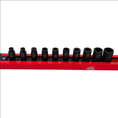 Mac Tools EO41645 Expert 12-pc 1/4" Drive Metric Universal Impact Socket Set 6-pt