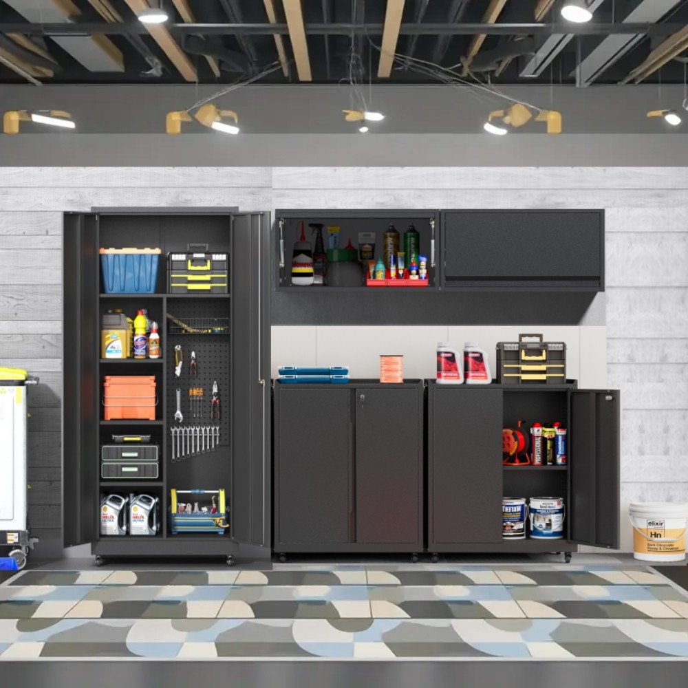 Garage Storage Cabinet System Workshop Set 10pc