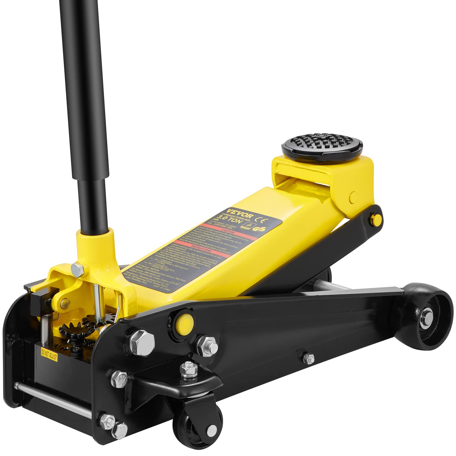 LEADZM 3-Ton Steel Air Hydraulic Low Profile Floor Jack, Blue (MPN JS02312)