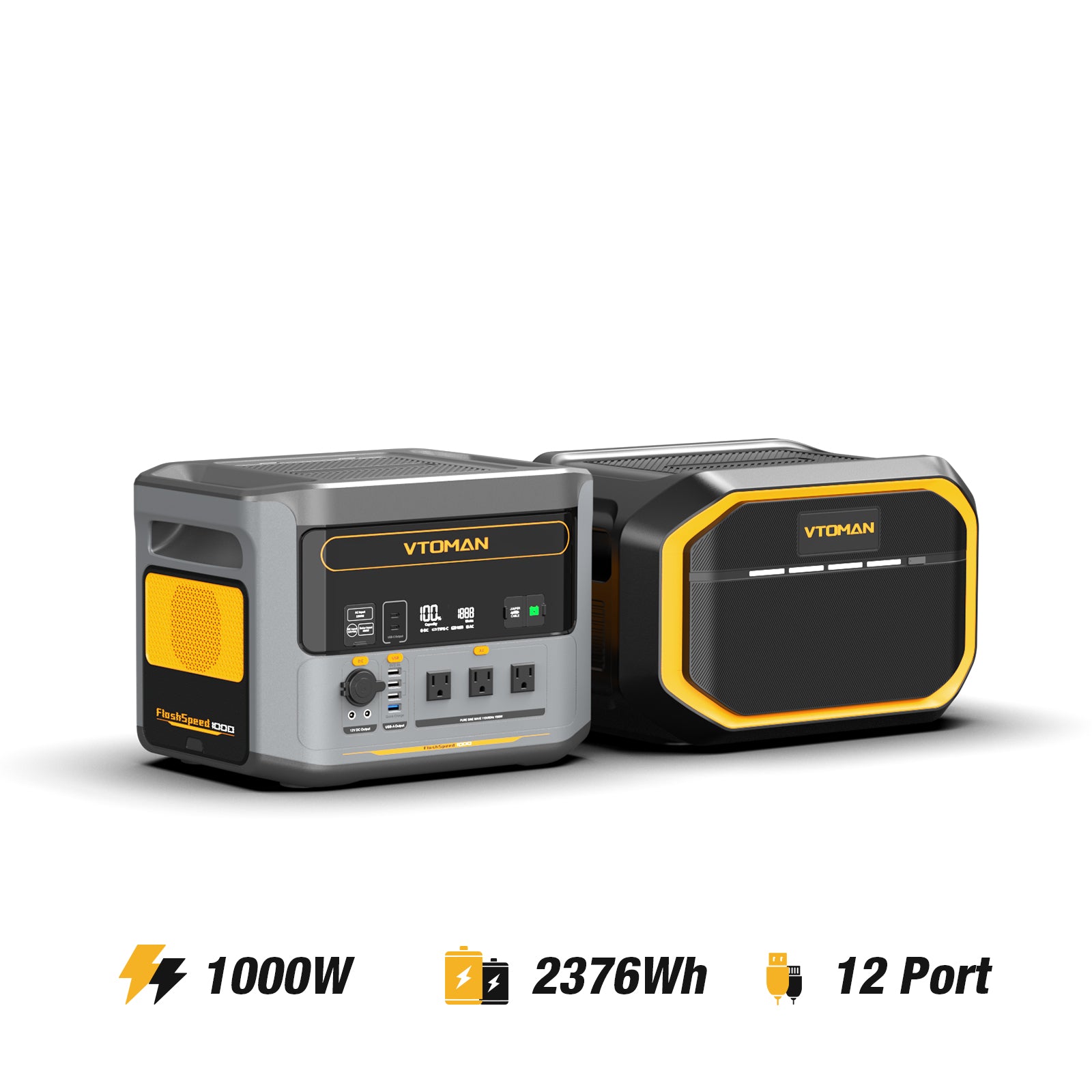 VTOMAN FlashSpeed 1000 Portable Power Station 1000W LiFePO4