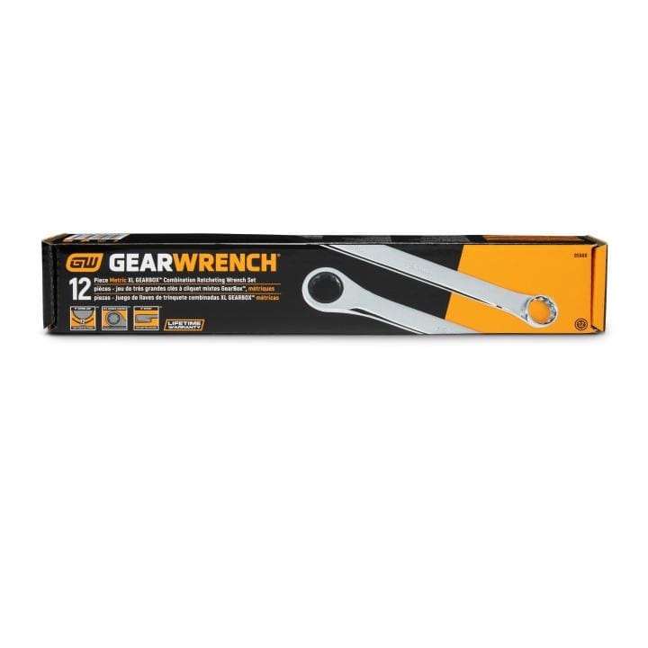 GearWrench XL Gearbox Double Box Ratcheting Wrench 19mm