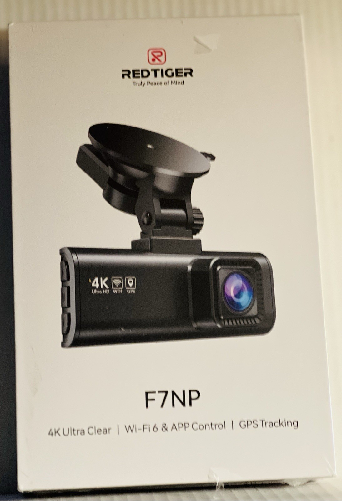 REDTIGER F7NP Dash Cam Front Rear, 4K/2.5K, WiFi GPS, Night Vision