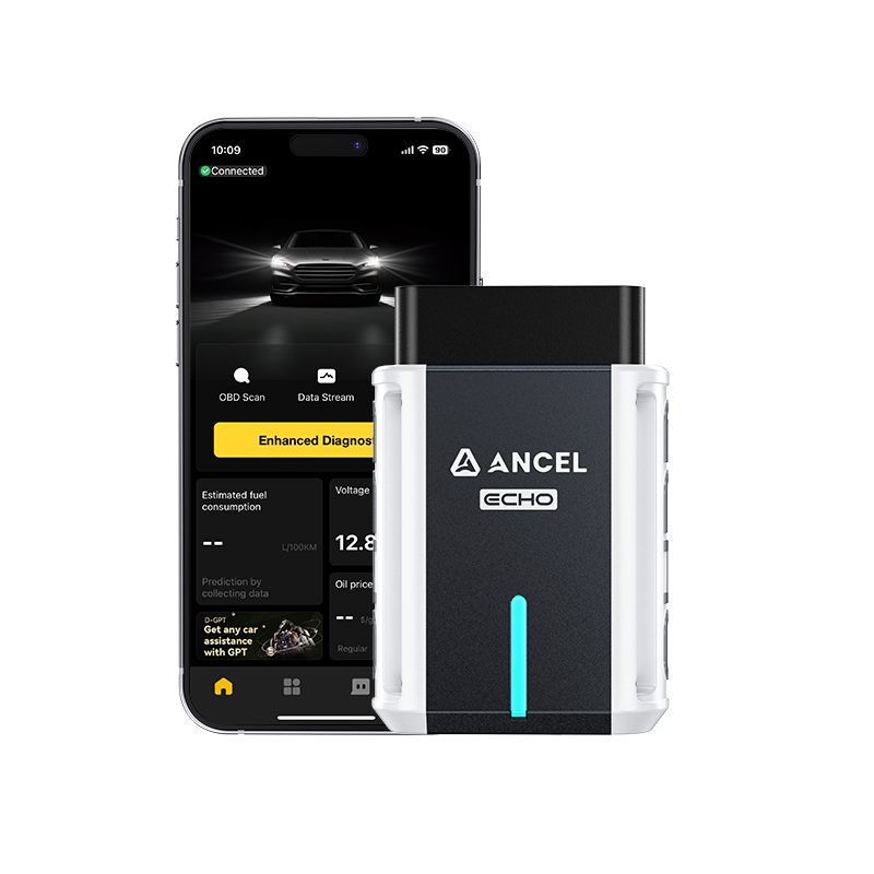 ANCEL DND ECHO Bidirectional OBD2 Scanner, All-System Diagnostic (ABS/SRS/Oil/Brake)