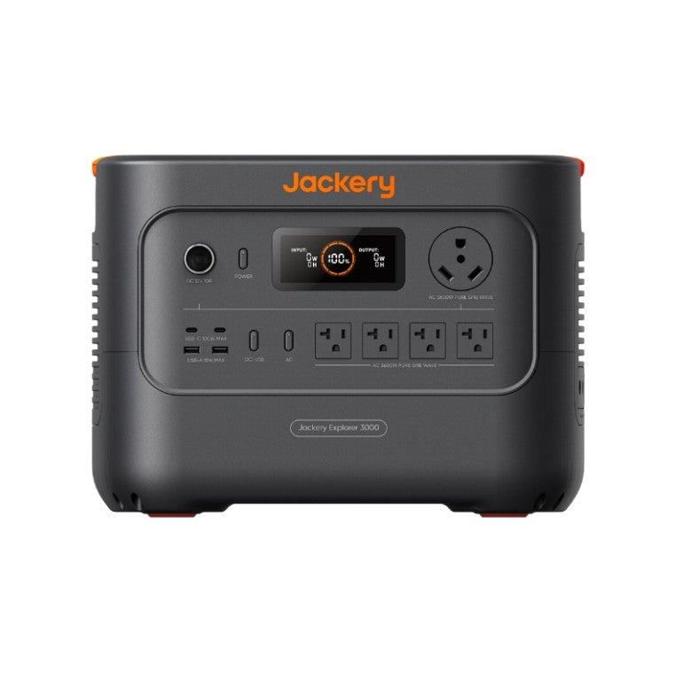 Jackery Explorer 3000 v2 Portable Power Station (3072Wh, 3600W, LiFePO4)