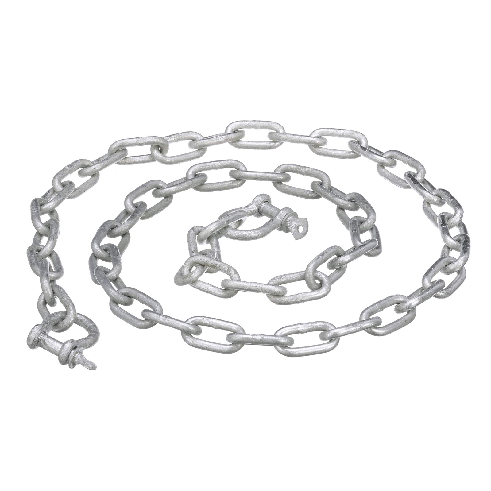 225 Anchor Rode - 25ft 5/16in Galvanized Steel Chain + 200ft 3/4in 8-Plaid Rope