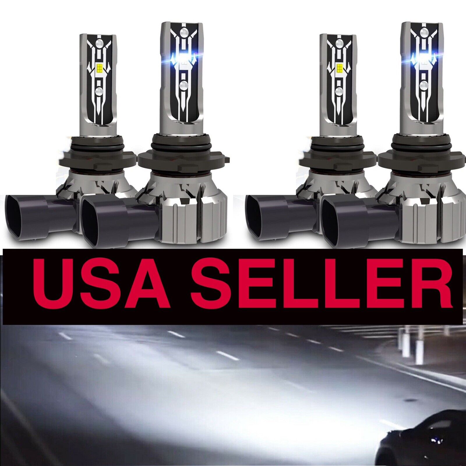 Lasfit Pro-HK6 LED Headlight Bulbs Low Beam for Kia Sedona 2019 2020 2021 White