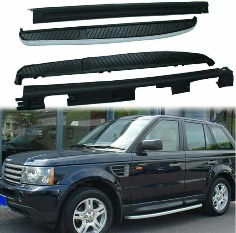 Side Steps Running Boards Fits Range Rover Sport L320 2005-2013 All Black