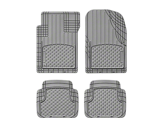 WeatherTech AVM Trim-to-Fit 4-Piece Front/Rear Liners Black