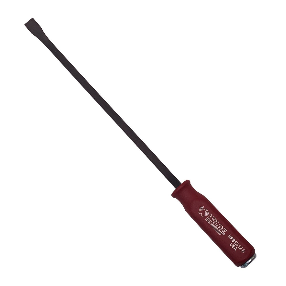 Wilde Tool HPB12-12 17" Hard Cap Handle Pry Bar Made in USA