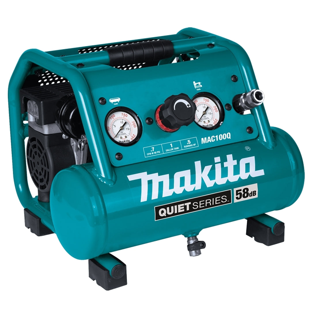 Makita MAC100Q-R Quiet Series 1/2 HP 1 gal. Air Compressor, Certified Refurbished