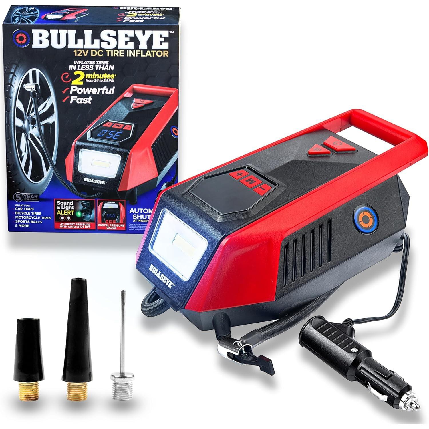 150 PSI Tire Inflator Portable Air Compressor 12V DC Auto Shutoff Air Pump