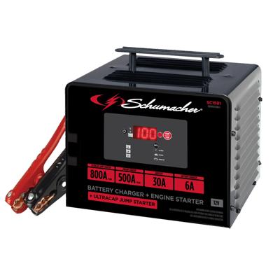 Schumacher SC1591 800 Peak Amp 12V Ultracap Battery Charger and Engine Starter