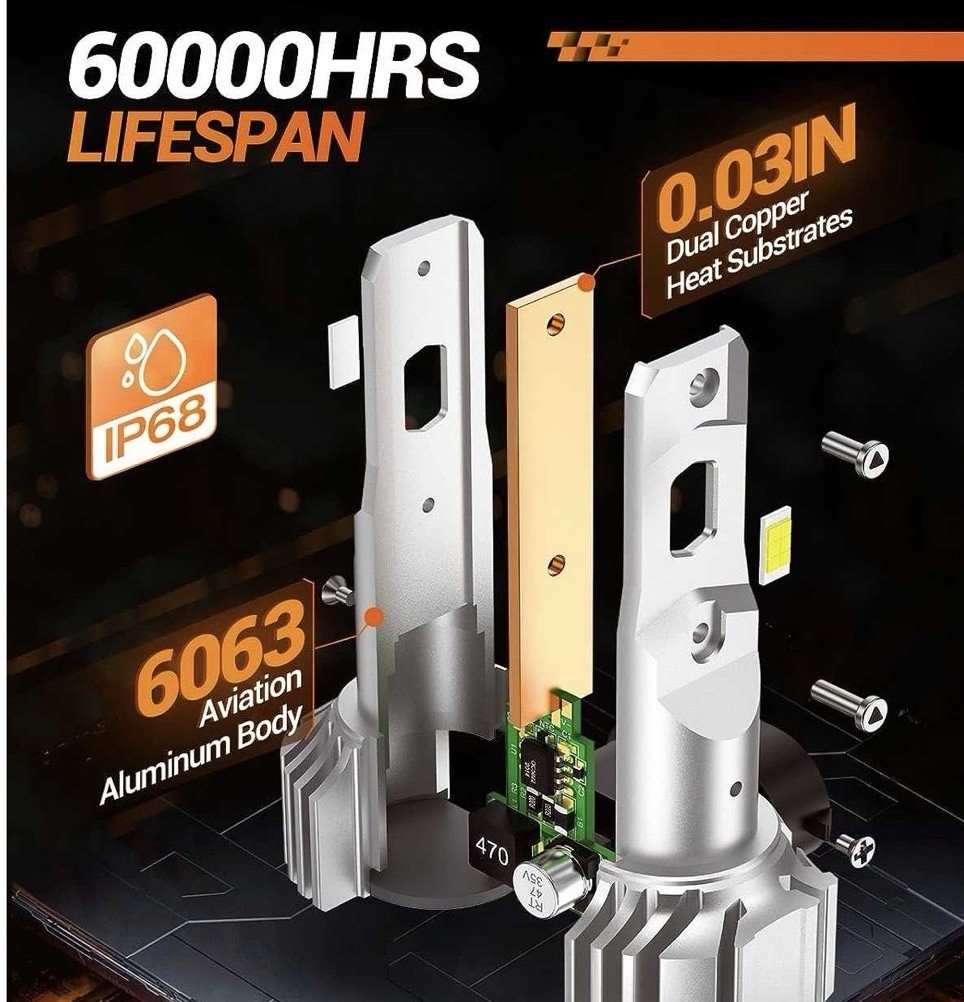 SEALIGHT Scoparc LED Lighting S1-H13/9008 Brand New 12000LM 6000K
