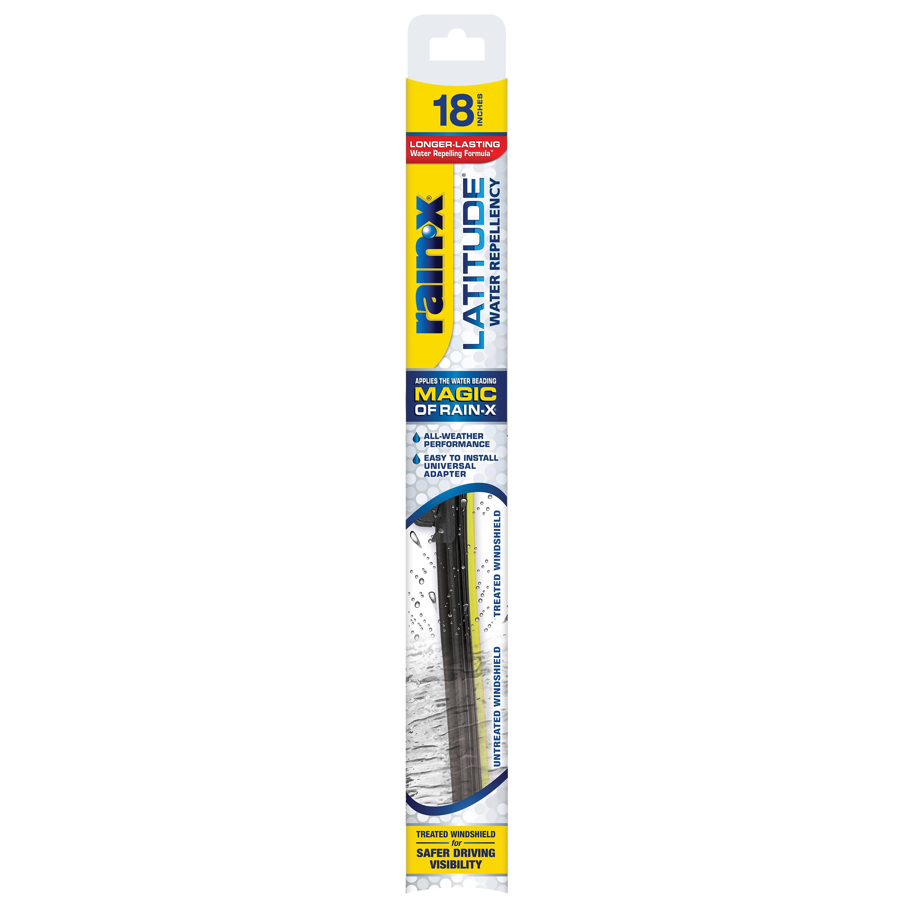 Rain-X 5079275-2 Latitude 2-in-1 18" Water Repellency Wiper Blade - Pack of 5