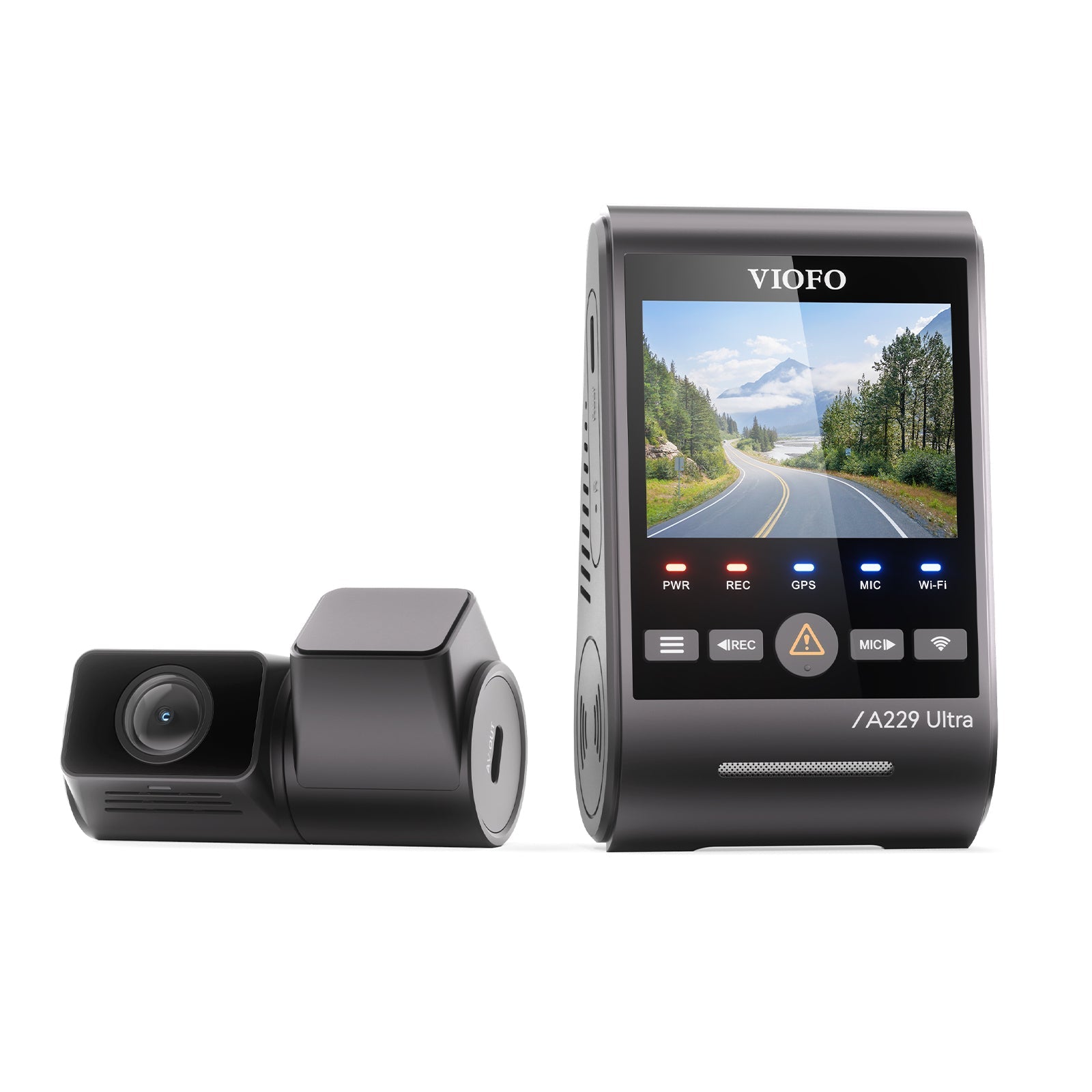 VIOFO A229 Ultra 2CH 4K+4K Front & Rear Dash Cam, Dual STARVIS 2, GPS, WiFi, HDR