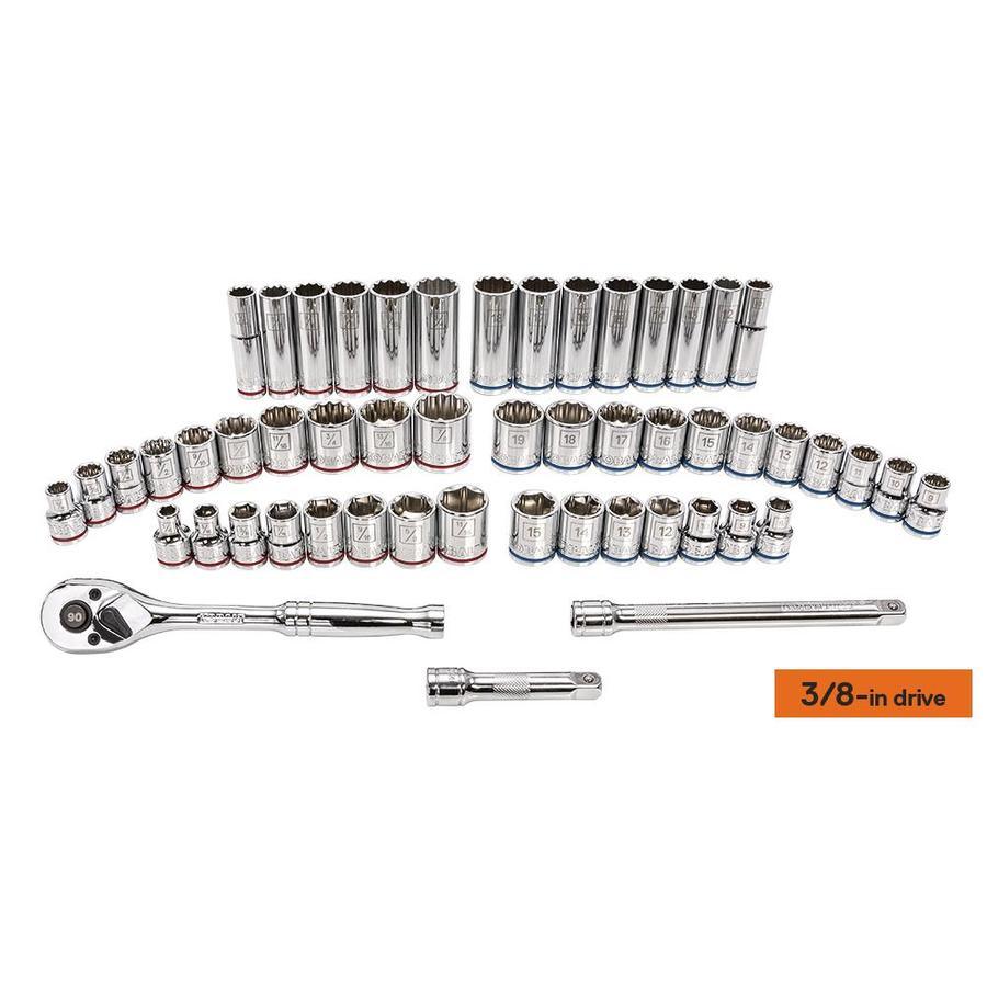Kobalt 227-Piece Standard SAE & Metric Polished Chrome Mechanic's Tool Set *NEW* (Model 81824) — SEARCH-VERIFIED