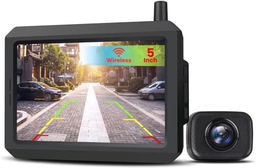 AUTO-VOX W7 Wireless Backup Camera 5in Monitor
