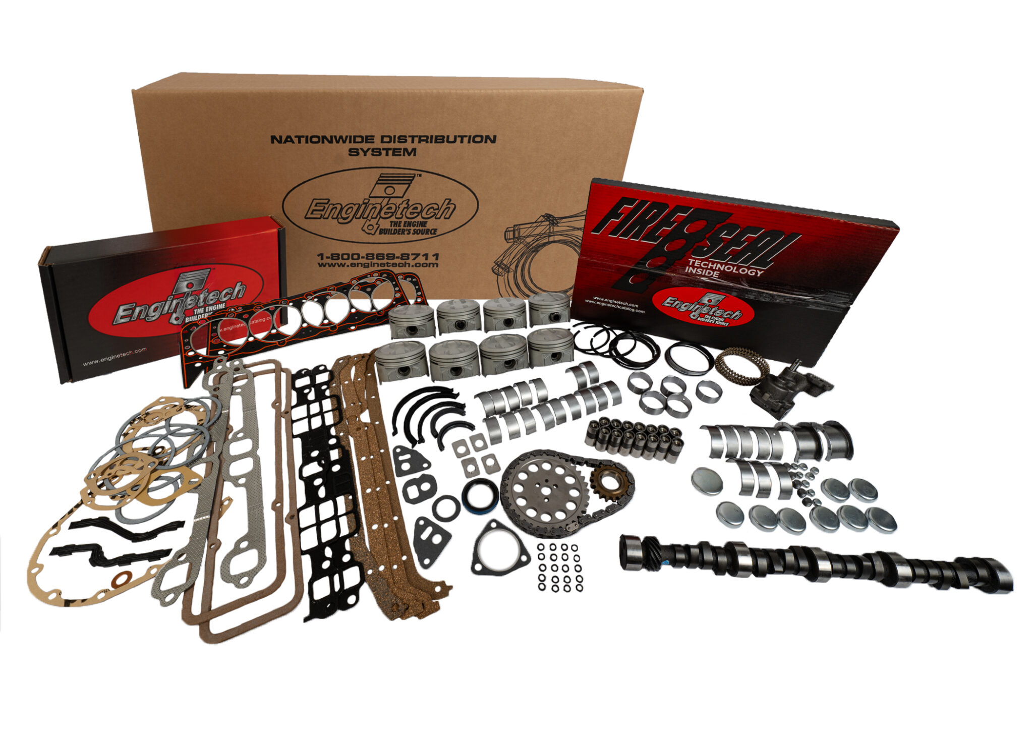 Enginetech MKC350A Master Engine Rebuild Kit for 1967–1985 Chevrolet 5.7L / 350 SBC