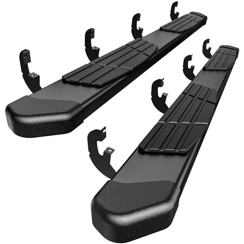 6" Running Board Side Step Bars For 19-2026 Chevy Silverado/Sierra 1500 Crew Cab