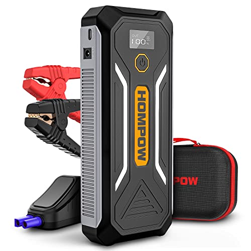 HOMPOW G58 12V Car Jump Starter Power Bank 3000A
