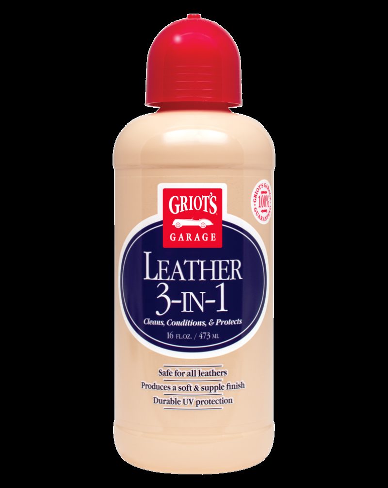 Griot's Garage 11019 3-in-1 Leather Cleaner 16oz